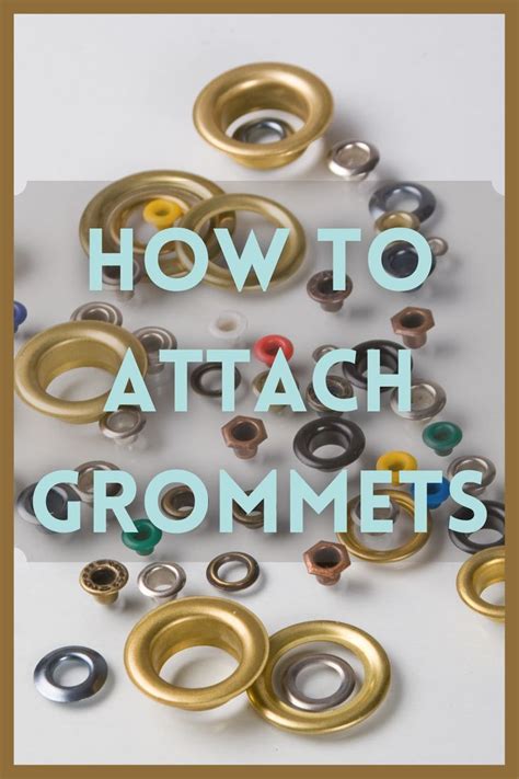 hole in fabric with a metal ring|Metal Grommets (Eyelets) : Simple tools and ways to .